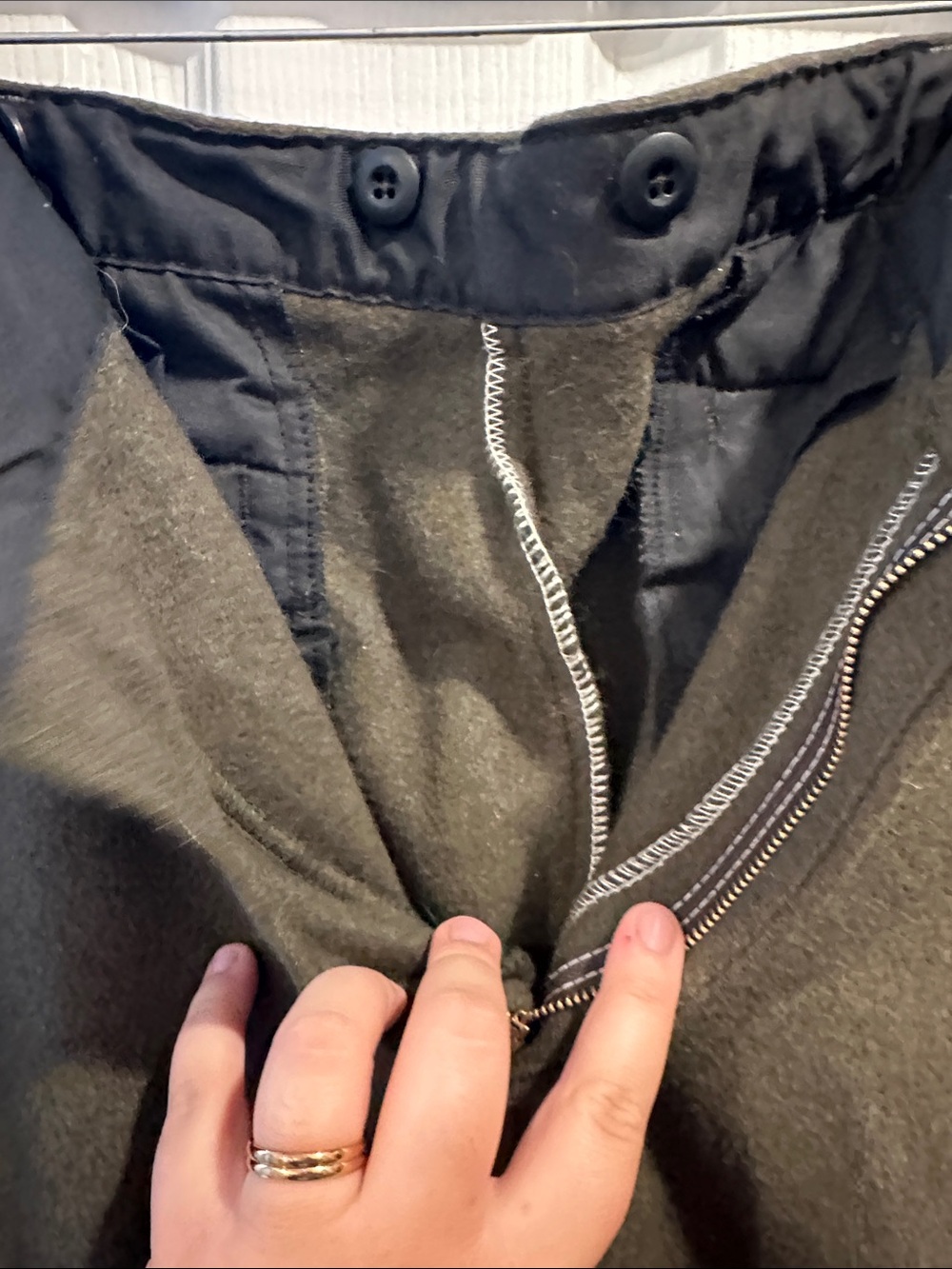 Men's Big Bill Merino Wool 38/32 Pants- Classic Tailored Fit - Picture 3 of 6